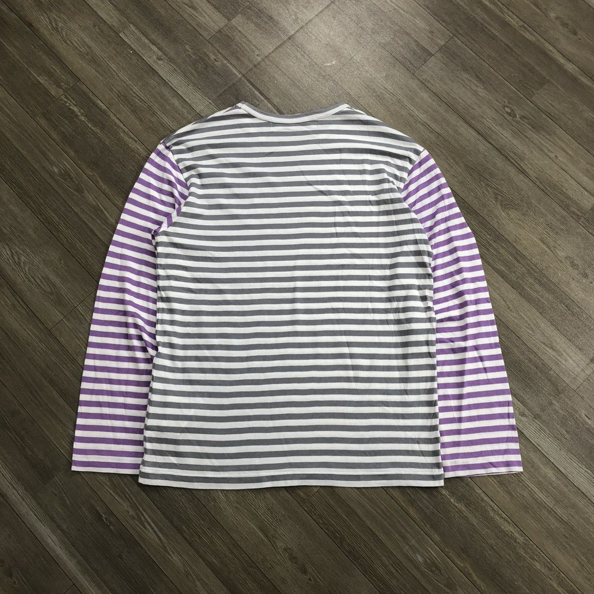 Comme des Garcons PLAY 🇯🇵Vintage Comme des Garçons Play Heart CDG Striped Longsleeve Size US L / EU 52-54 / 3 - 13 Thumbnail
