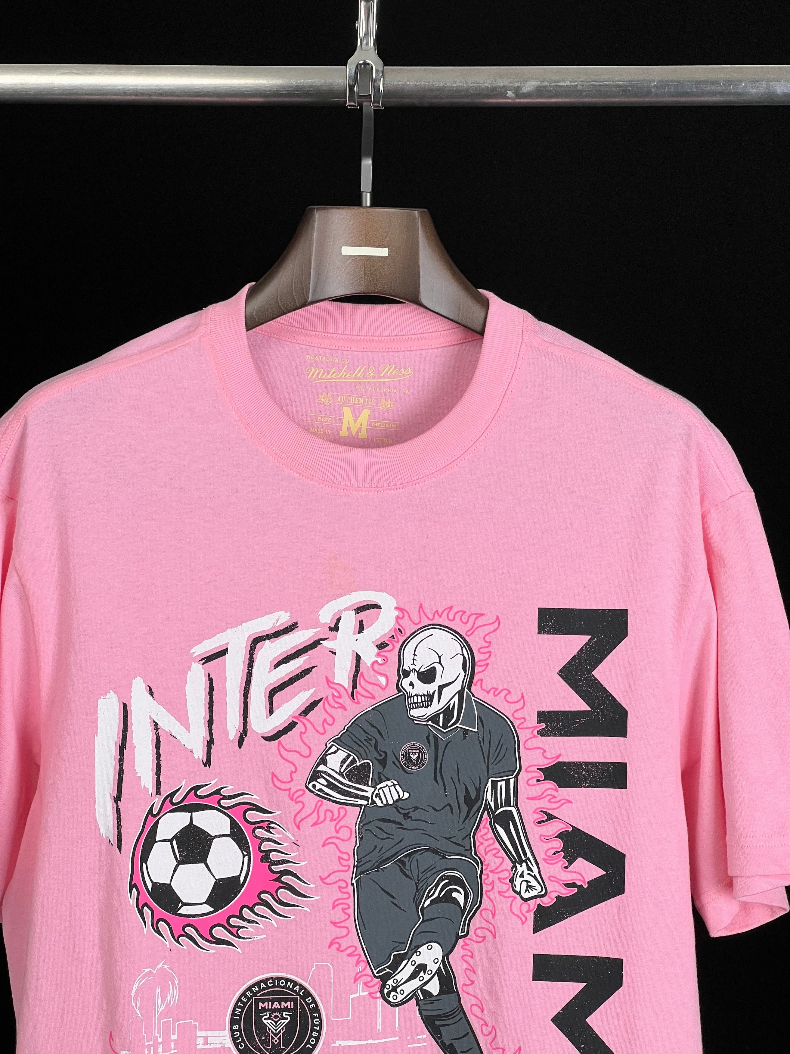 Mitchell & Ness UNWORN Inter Miami CF Flame 2.0 T-Shirt Size M Size US M / EU 48-50 / 2 - 9 Thumbnail