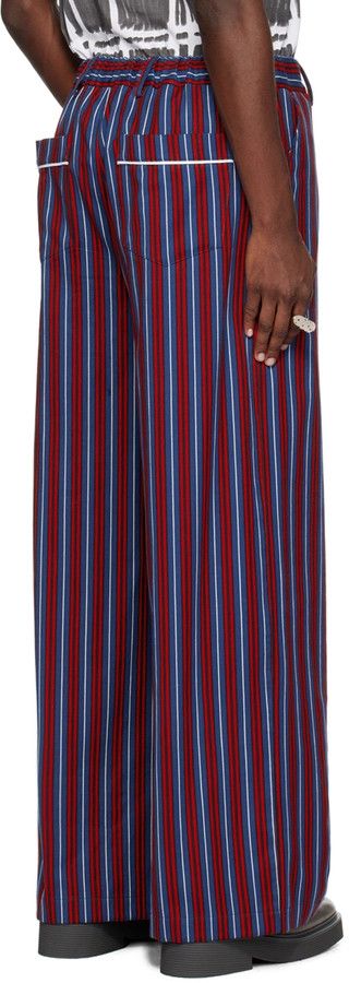 Marni o1w1db10125 Striped Trousers in Red/Black Size US 30 / EU 46 - 4 Thumbnail