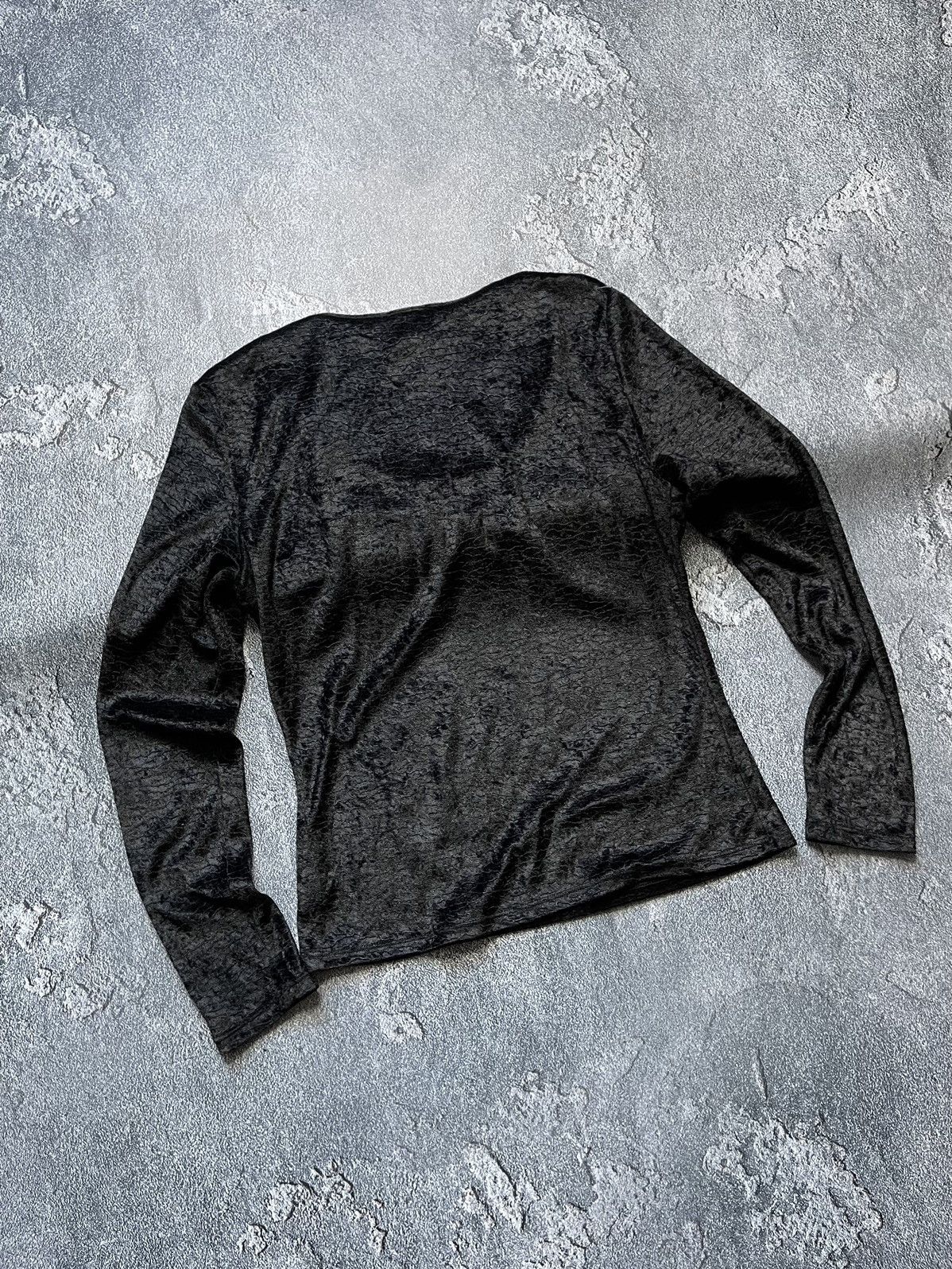 Versace Jeans Couture × Vintage Versace VNTG Textured Long Sleeve Top Sweater Size M / US 6-8 / IT 42-44 - 7 Thumbnail