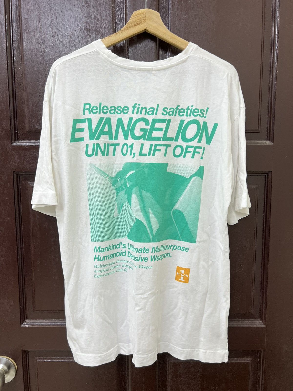 Anime Vintage Neon Genesis Evangelion Unit 01 Anime Tee Size US L / EU 52-54 / 3 - 1 Thumbnail