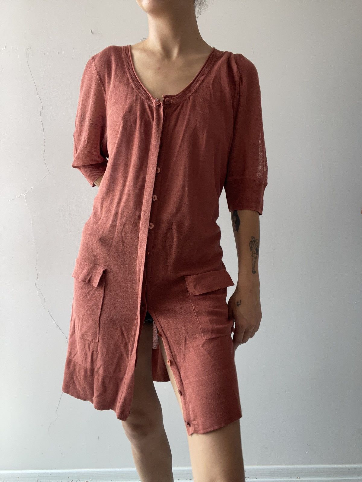 SikSilk Silk and cashmere cardigan Size L / US 10 / IT 46 - 3 Thumbnail