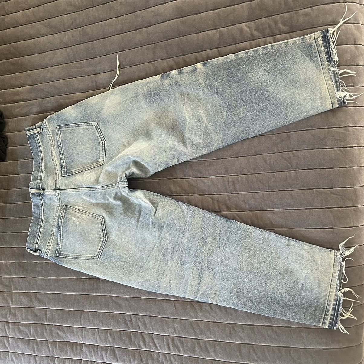 Vintage Cropped distressed denim Size US 32 / EU 48 - 3 Thumbnail