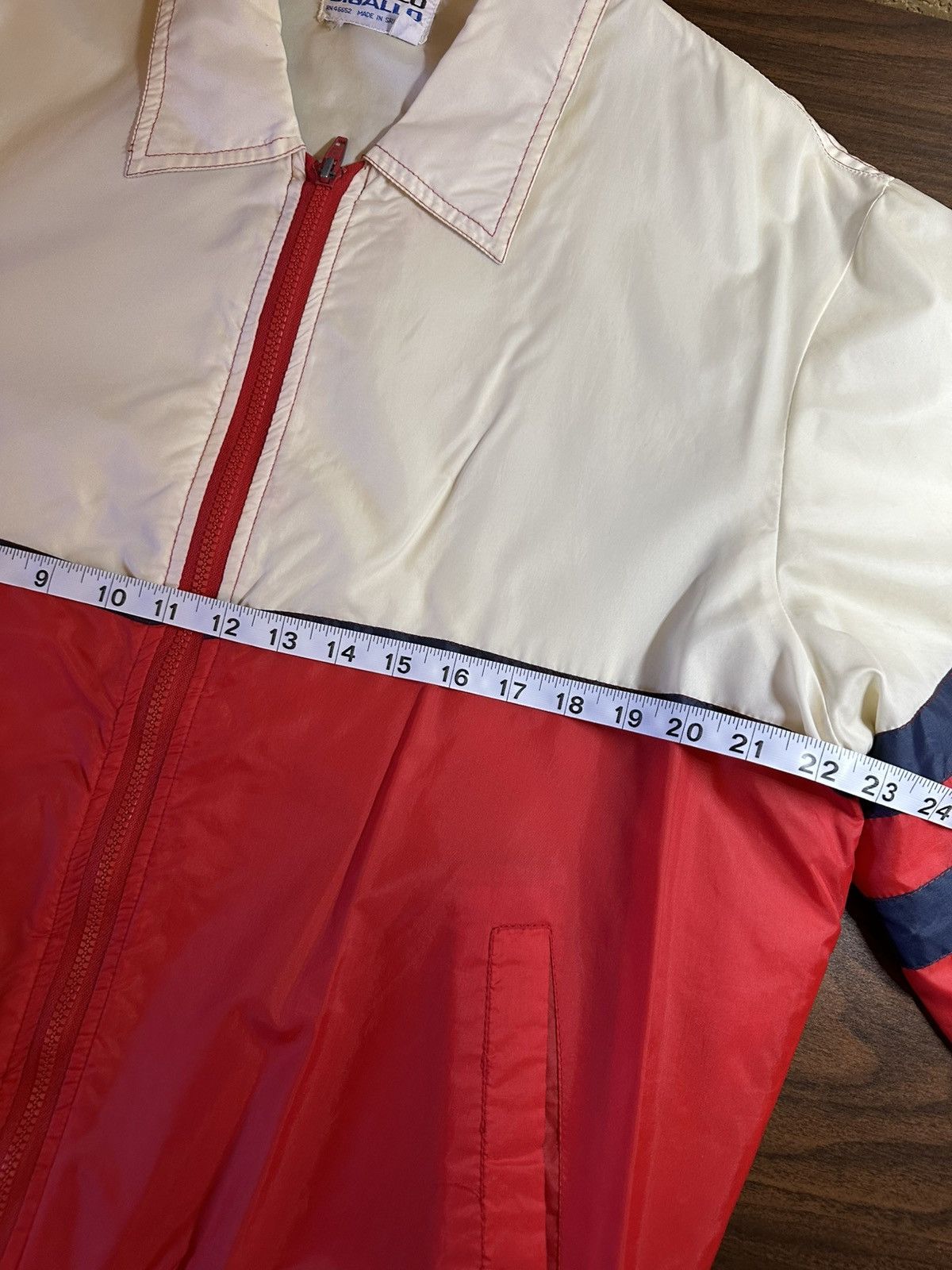 Vintage 📌 vintage 1980s Sigallo striped windbreaker jacket Size US L / EU 52-54 / 3 - 8 Thumbnail