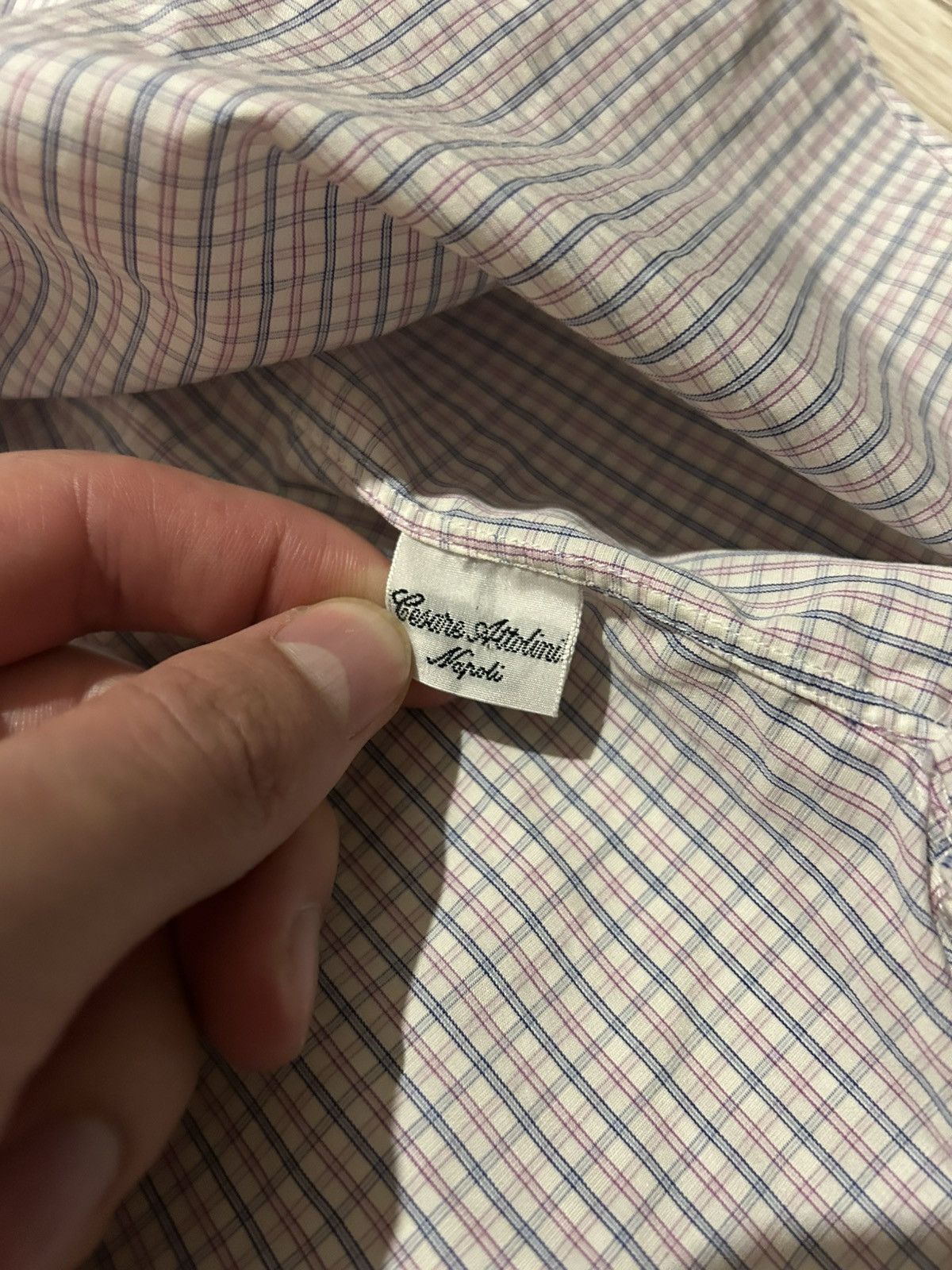 Cesare Attolini Cesare Attolini Italian classic long sleeve shirt Size US XXL / EU 58 / 5 - 4 Thumbnail