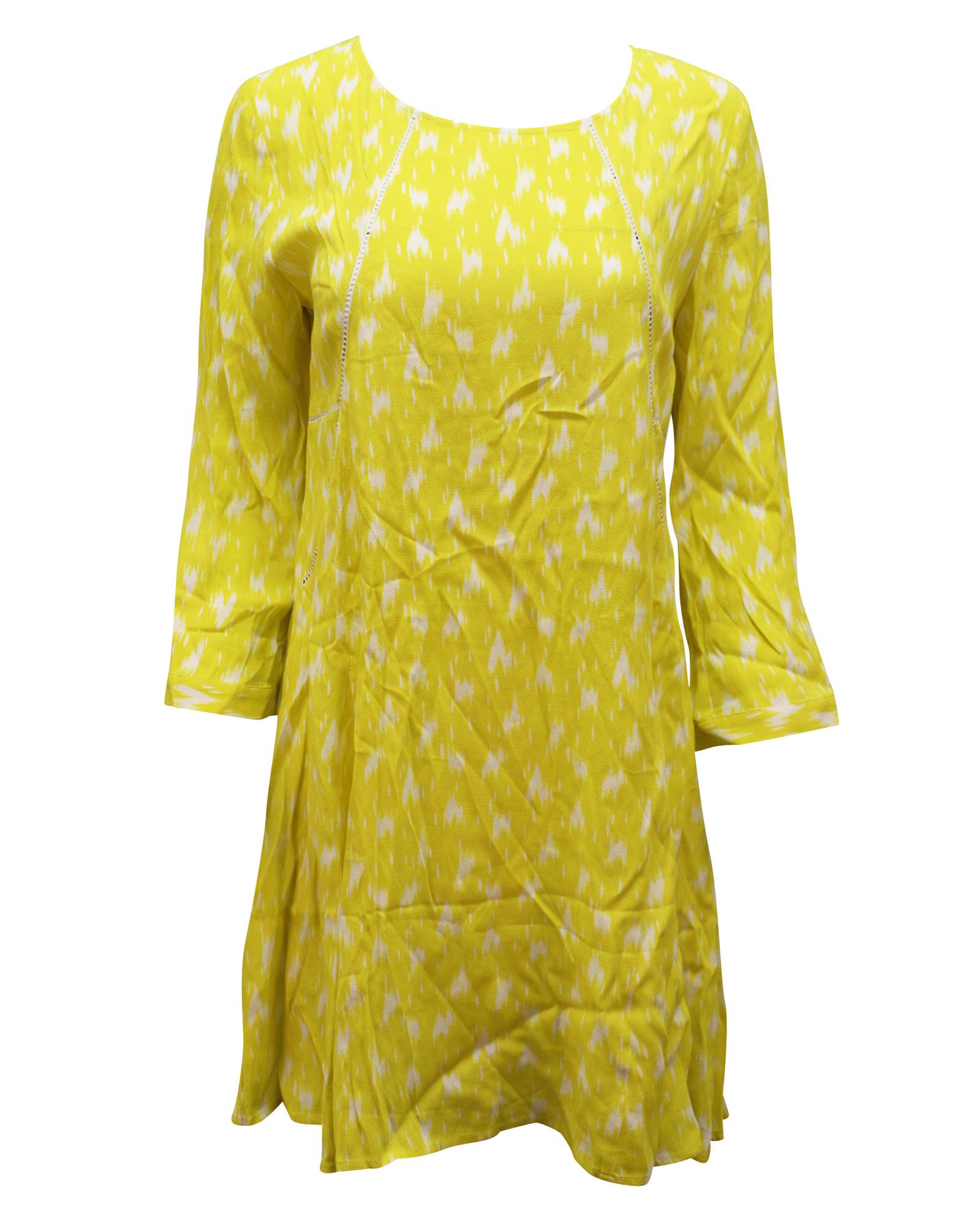 ba&sh Ba&sh Stacy A-line Mini Dress in Yellow Viscose Size S / US 4 / IT 40 - 1 Thumbnail