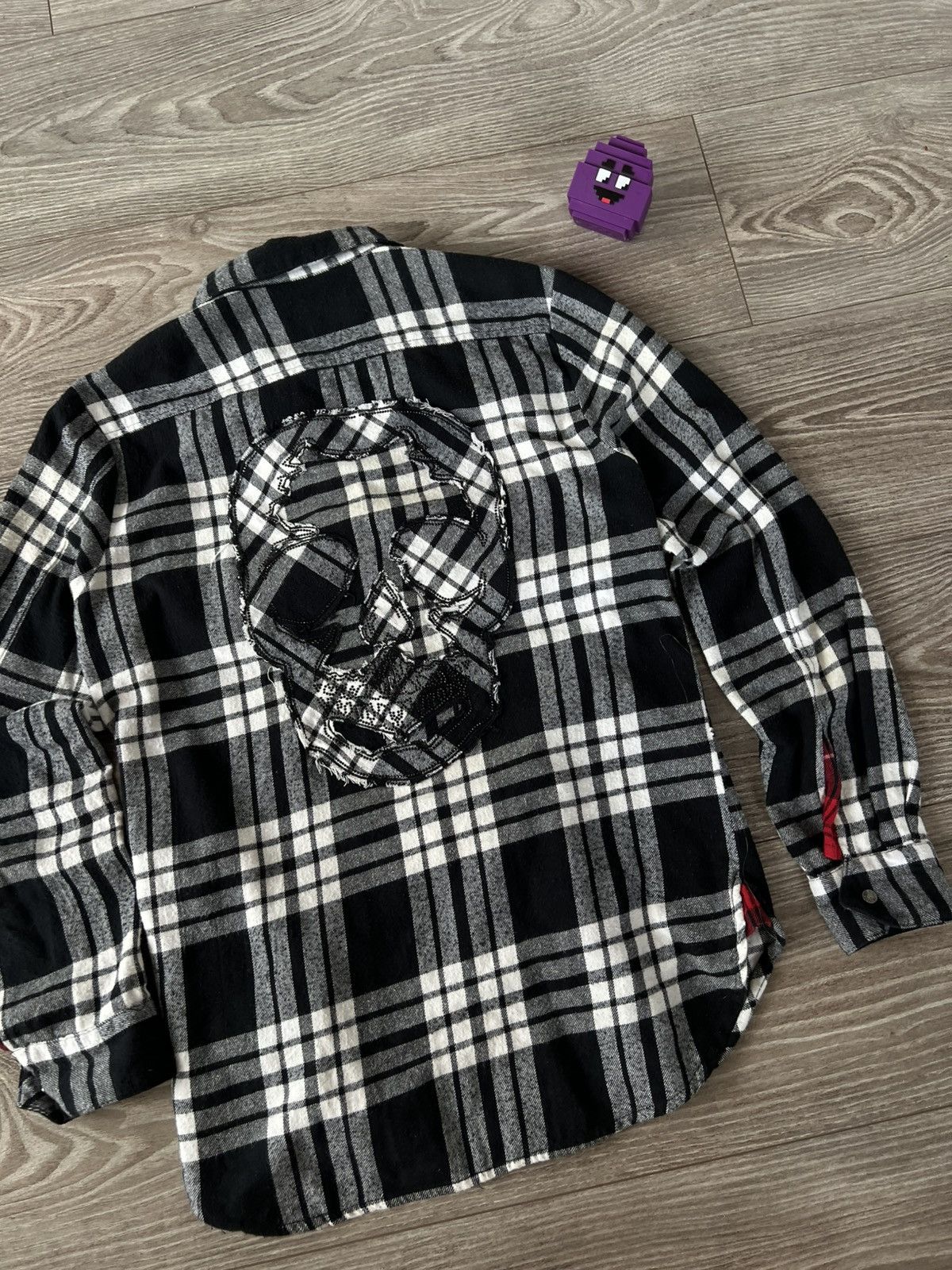 Zadig & Voltaire Zadig & Voltaire Tessy Patch Big Logo ‘Scull’ Flanel Shirt Size US XS / EU 42 / 0 - 11 Thumbnail