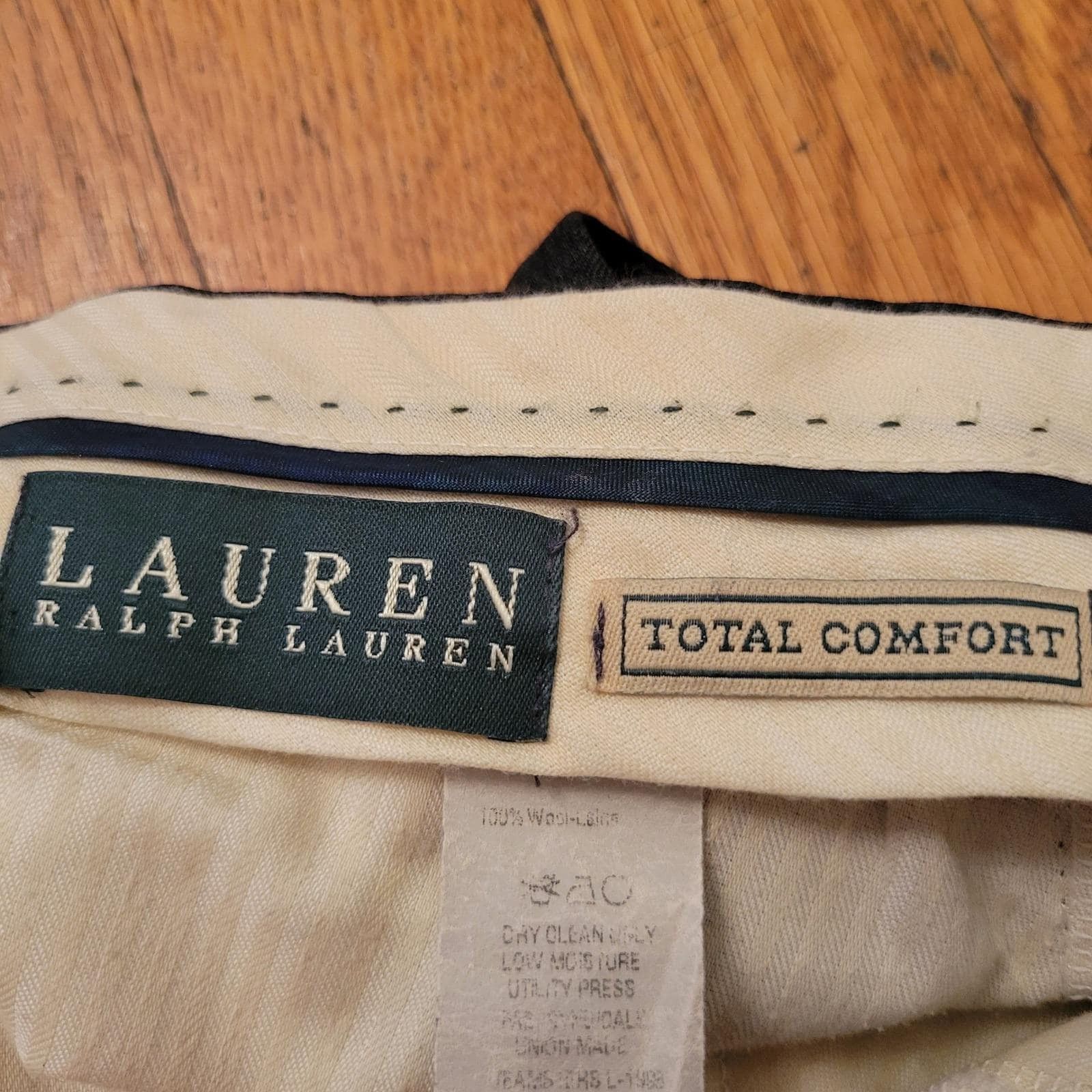 Ralph Lauren Ralph Lauren 40x32 Grey Wool Pleated Dress Pants Canada Size US 40 / EU 56 - 6 Thumbnail