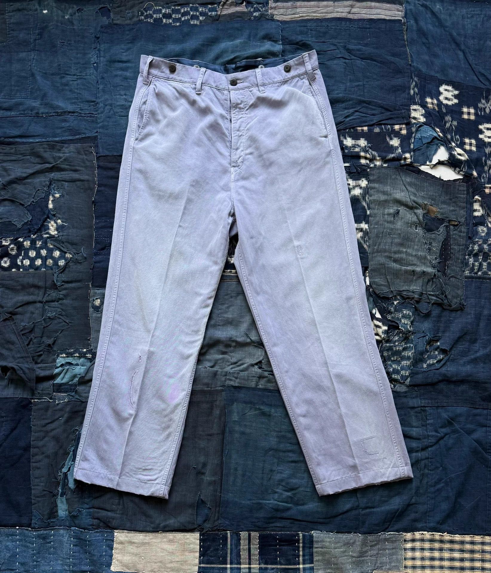 Visvim VISVIM 25AW ALPER PANTS DMGD Washed Distressed Grey Sz 2/3 Size US 37 - 1 Thumbnail
