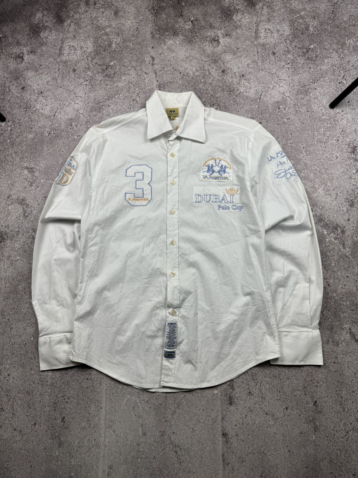La Martina Vintage Y2KLa Martina Dubai Polo Team Button ups Shirt Size US L / EU 52-54 / 3 - 1 Thumbnail