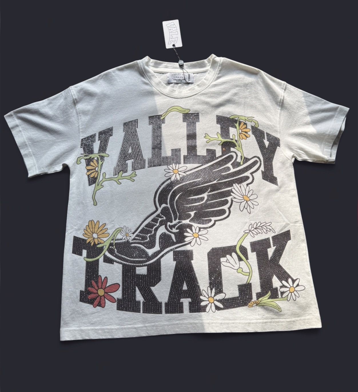 Vale VALE “TRACK” BLING TEE Size US S / EU 44-46 / 1 - 1 Thumbnail