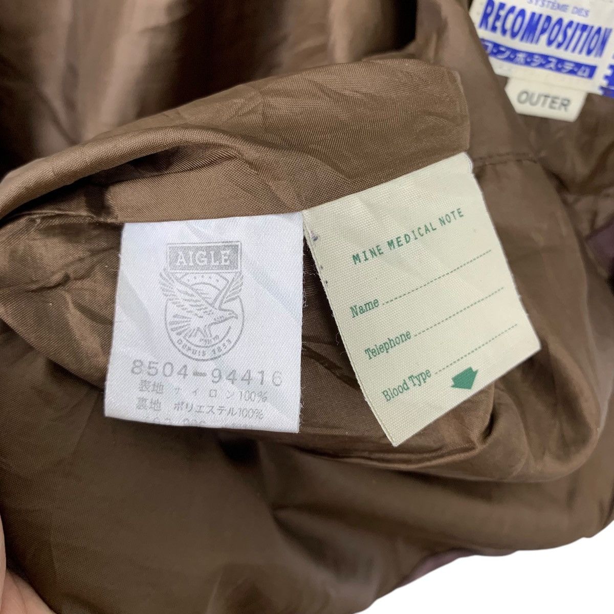 Aigle × Vintage Vintage AIGLE Outdoor Sportswear Small Logo Raincoat Jacket Size US M / EU 48-50 / 2 - 9 Thumbnail