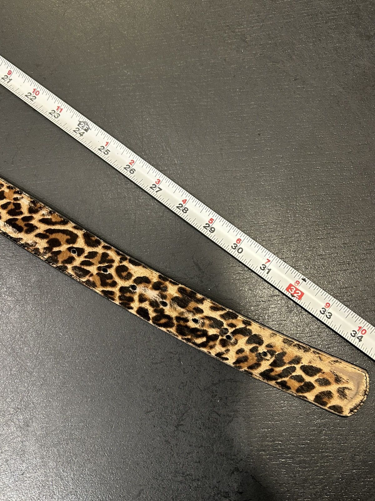 Chrome Hearts Chrome Hearts Leopard Hide Belt Strap Size 30 - 16 Thumbnail