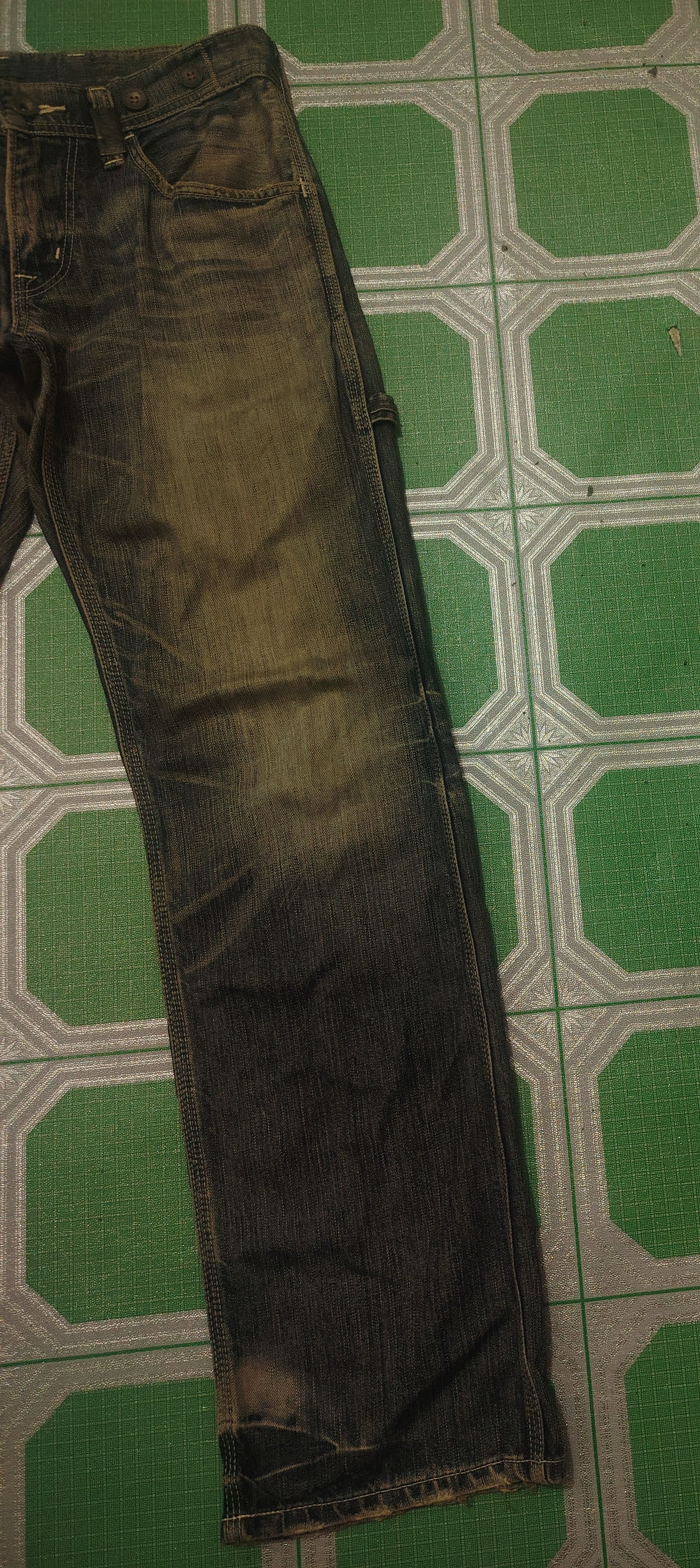 Edwin Japan Edwin Blue Trip Distressed Thrashed Jeans Buckle Back Size US 30 / EU 46 - 6 Thumbnail