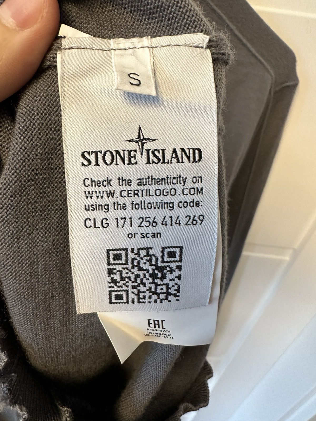 Stone Island Stone Island v neck wool jumper grey sweater Size US S / EU 44-46 / 1 - 11 Thumbnail