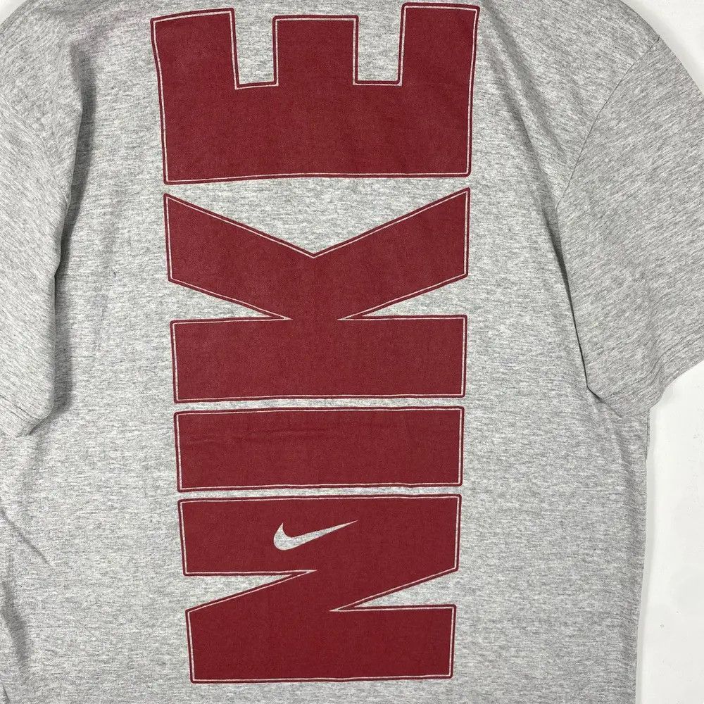 Nike Vintage 90's Trash & Distressed NIKE Big Logo Graphic Tee Size US L / EU 52-54 / 3 - 2 Thumbnail