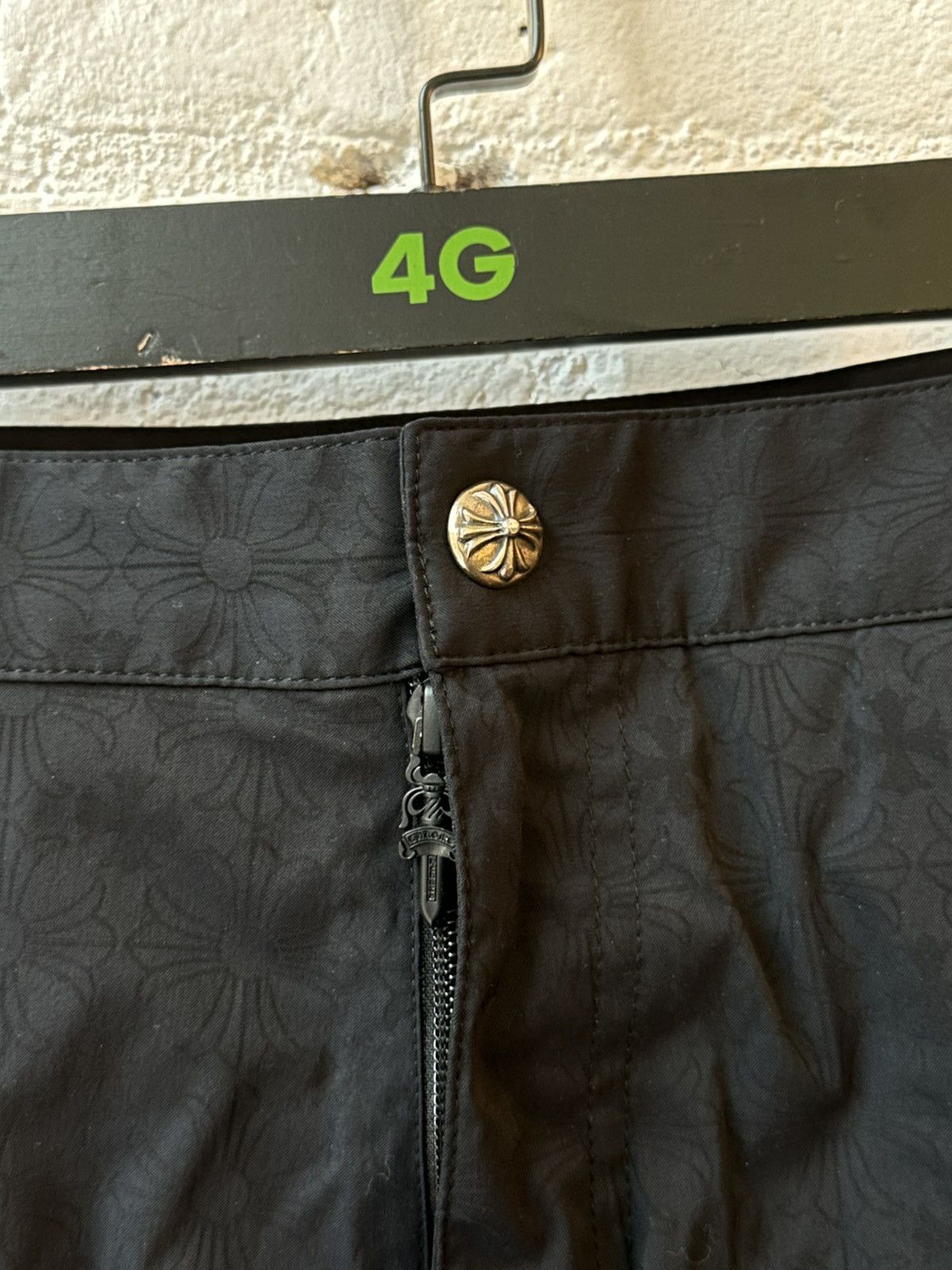 Chrome Hearts CHROME HEARTS XXL 1-1 4G GREEN PATCH SHORTS Size US 38 / EU 54 - 4 Thumbnail