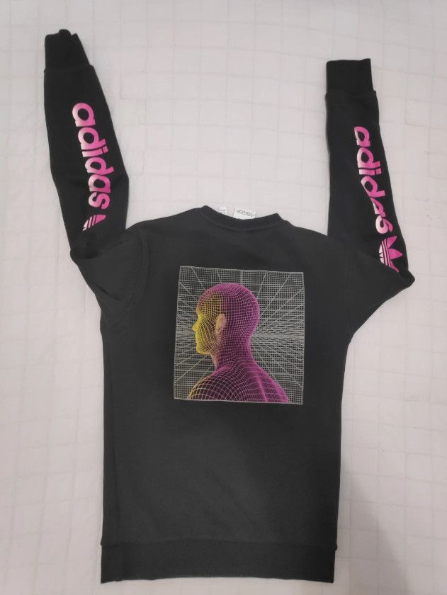 Adidas Adidas Vintage Sweatshirt face backprint Size US XS / EU 42 / 0 - 2 Thumbnail