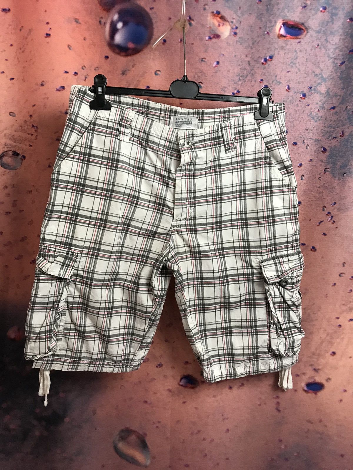 G-Star × Vintage Vintage G Star originals made in USA cargo shorts Size US 33 - 1 Thumbnail