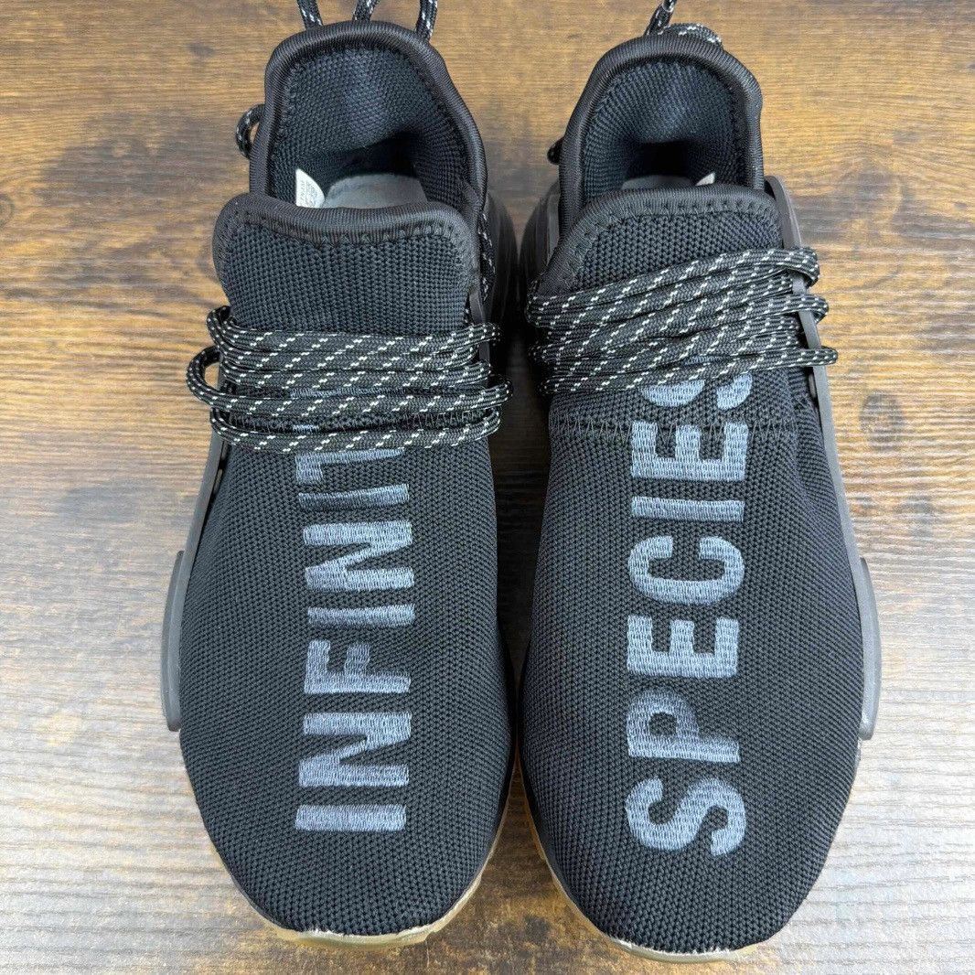 Adidas × Pharrell Adidas NMD Hu Trail x Pharrell Now Is Her Time Black EG7836 Size US 5 / EU 37 - 5 Thumbnail