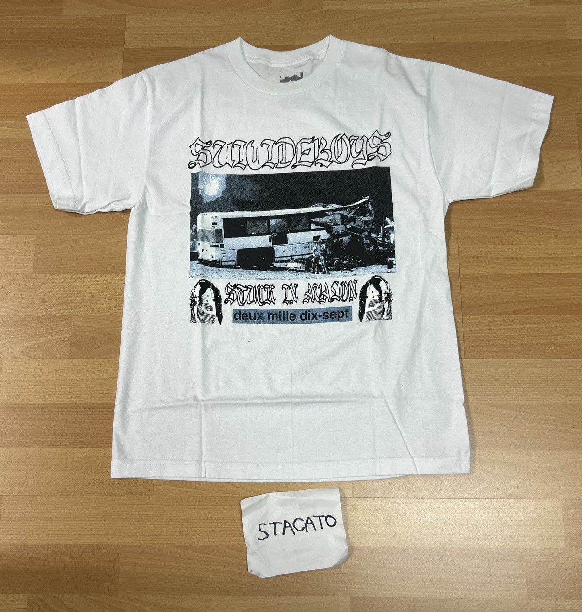 G59 Records × Rap Tees $UICIDE BOY$ G59 Tee Black/Blue Size US M / EU 48-50 / 2 - 1 Thumbnail