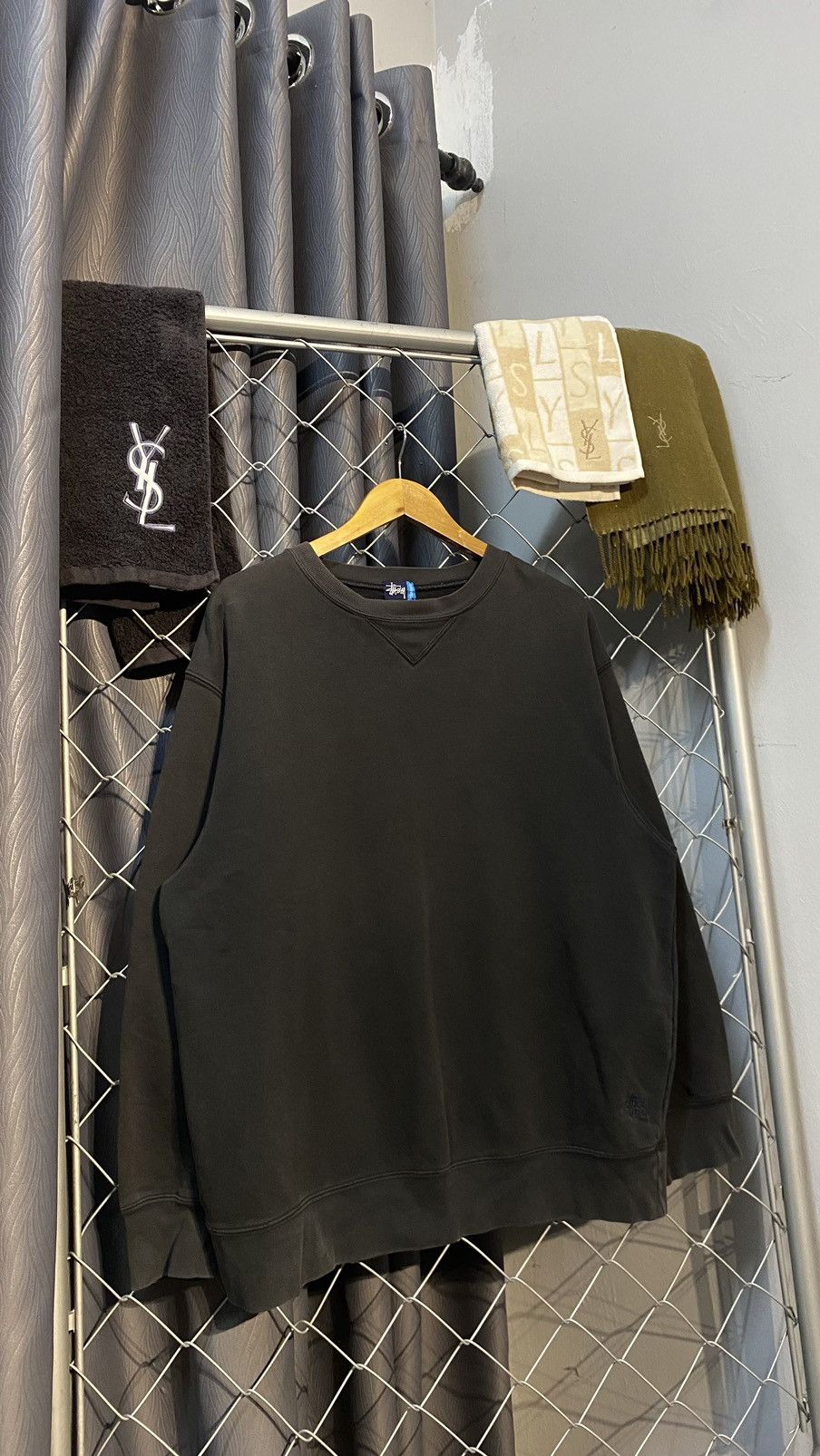 Stussy × Vintage Beautiful Sunfaded STUSSY SWEATSHIRT MEDIUM Size US M / EU 48-50 / 2 - 1 Thumbnail