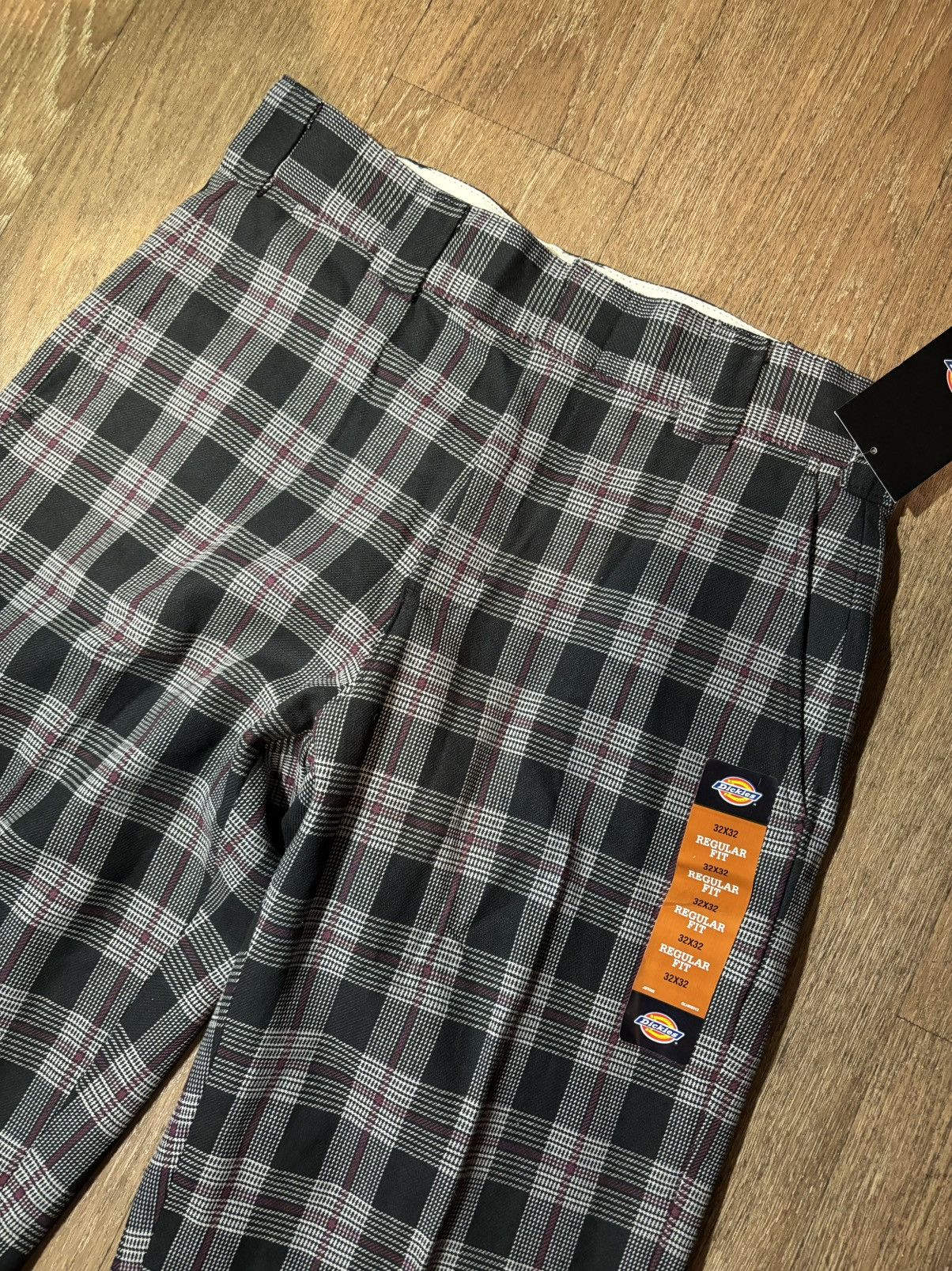 Dickies × Vintage ***FINAL DROP***RARE BNWT DICKIES REGULAR FIT CHECKER 32x32 Size US 32 / EU 48 - 5 Thumbnail
