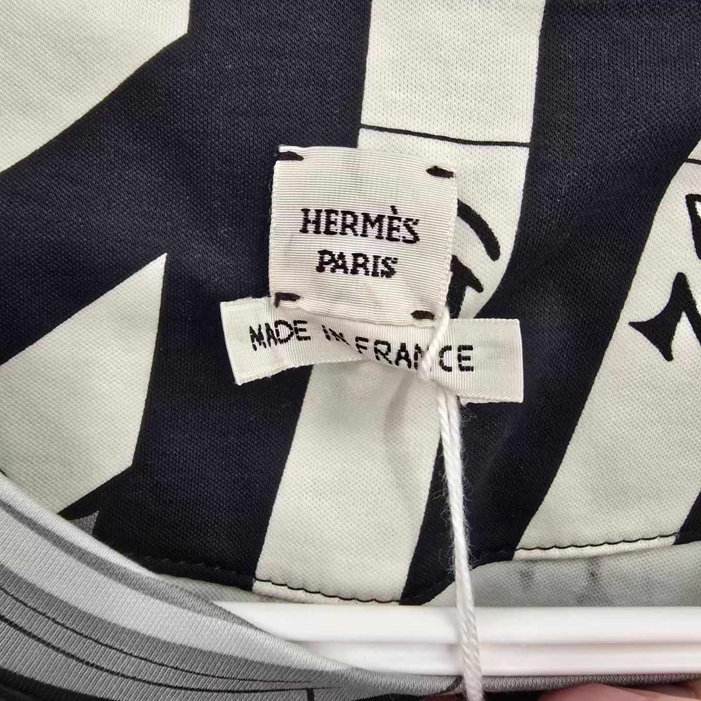 Hermes Hermes Star Map Black & White Print Top Size 36 Size XS / US 0-2 / IT 36-38 - 6 Thumbnail