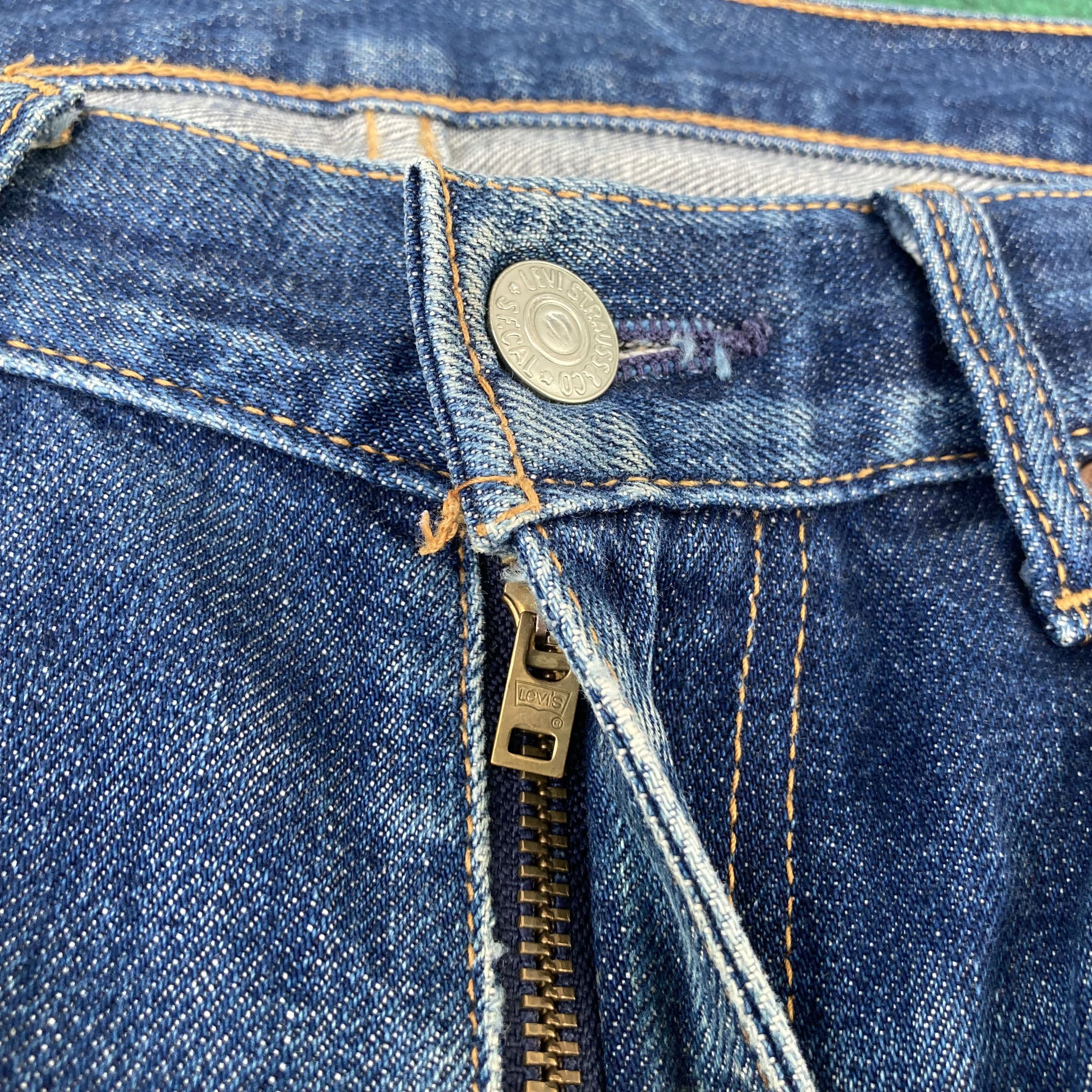 Levi's × Vintage Vtg Levis 517 Ripped Denim Bootcut Flared Sz 33 Jeans Size US 33 - 4 Thumbnail