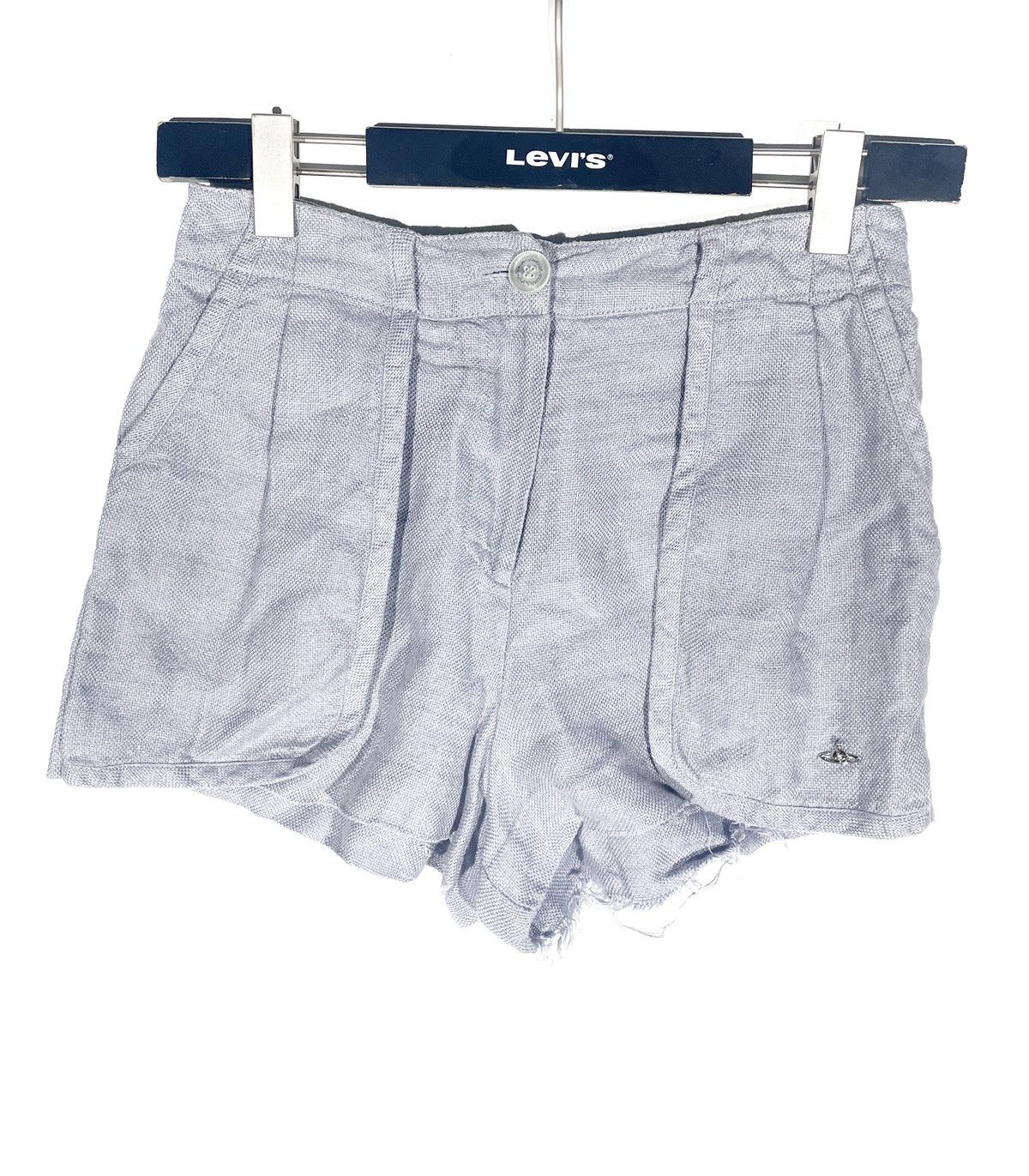 Designer × Vivienne Westwood Vivienne Westwood Women Linen Shorts Size 40/L Made In Korea Size 27" / US 4 / IT 40 - 1 Thumbnail