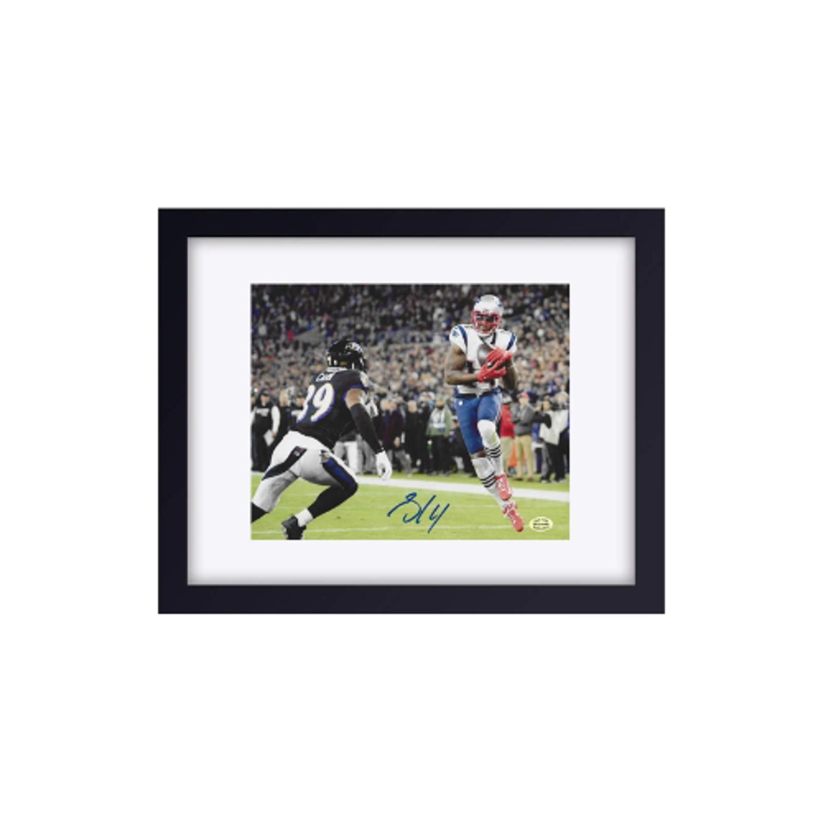 Other Mohammed Sanu Sr. Patriots Signed 8x10 photo coa W/Frame Size ONE SIZE - 2 Thumbnail