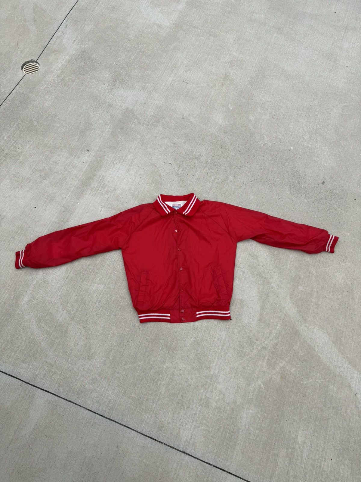 Vintage Vintage Collared Varsity Jacket Size US M / EU 48-50 / 2 - 1 Thumbnail