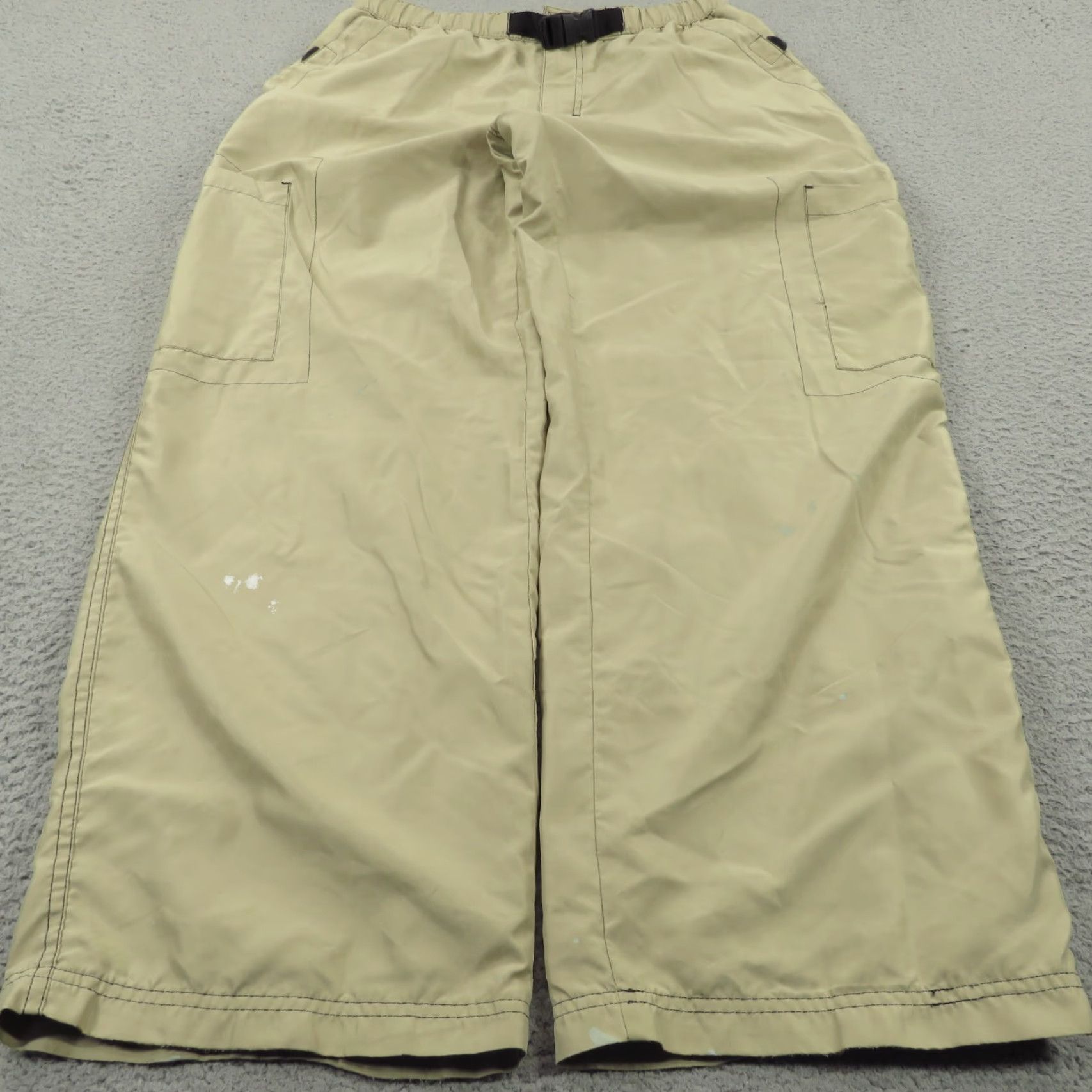 Old Navy VINTAGE Old Navy Baggy Pants Men M Cargo Wide-Leg 32 Beige 90s Grunge Hip Hop 5-Pocket Style Mens Size US 31 - 2 Thumbnail