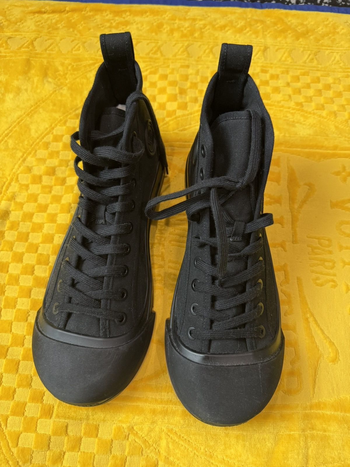 Bottega Veneta Bottega Veneta - High-top Fabric Sneakers Size US 13 / EU 46 - 2 Thumbnail
