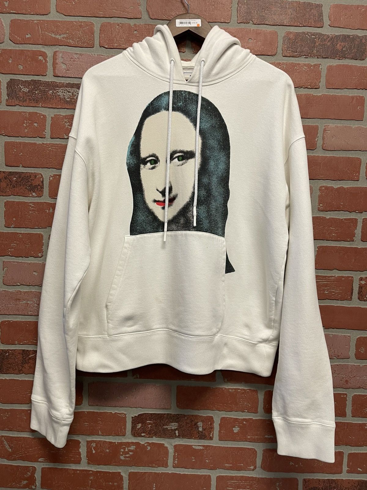Off-White Size XL - Off-White Mona Lisa Oversized Hoodie 'White' Size US XL / EU 56 / 4 - 1 Thumbnail