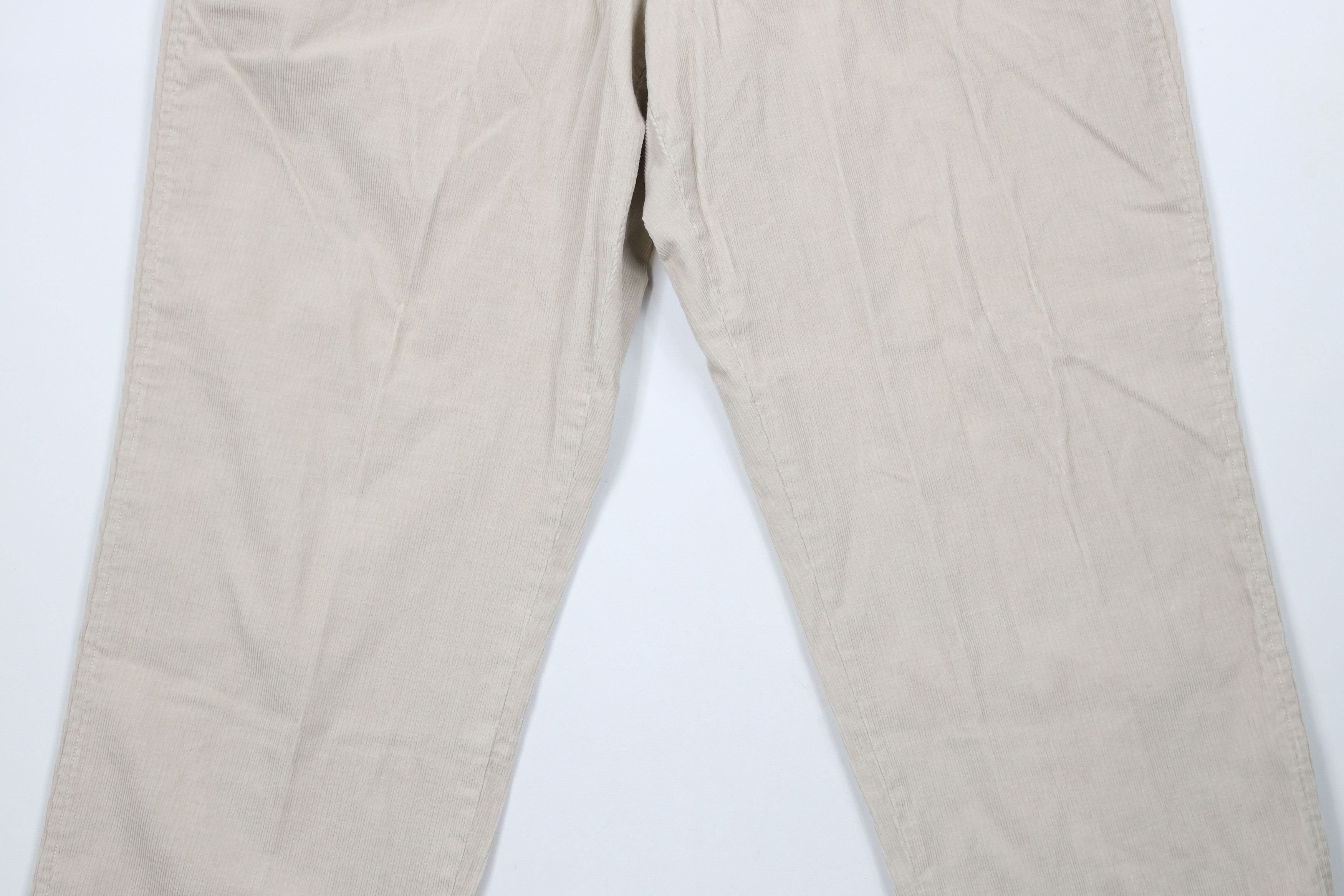 Lands' End × Vintage Vintage 90s Lands End Wide Leg Corduroy Chino Pants USA Size US 36 / EU 52 - 3 Thumbnail