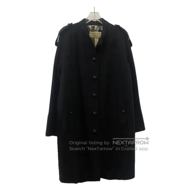 Burberry Burberry Black Wool Ladies Coat. Size L / US 10 / IT 46 - 1 Thumbnail