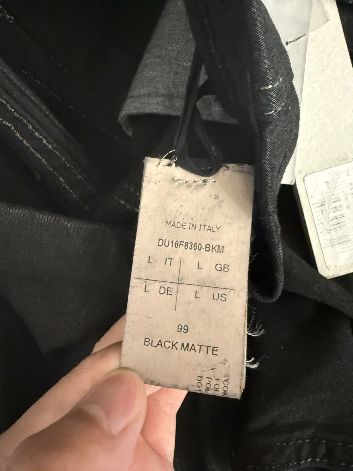 Rick Owens Drkshdw Rick Owens Drkshadw air cut wax denim Size US 34 / EU 50 - 5 Thumbnail