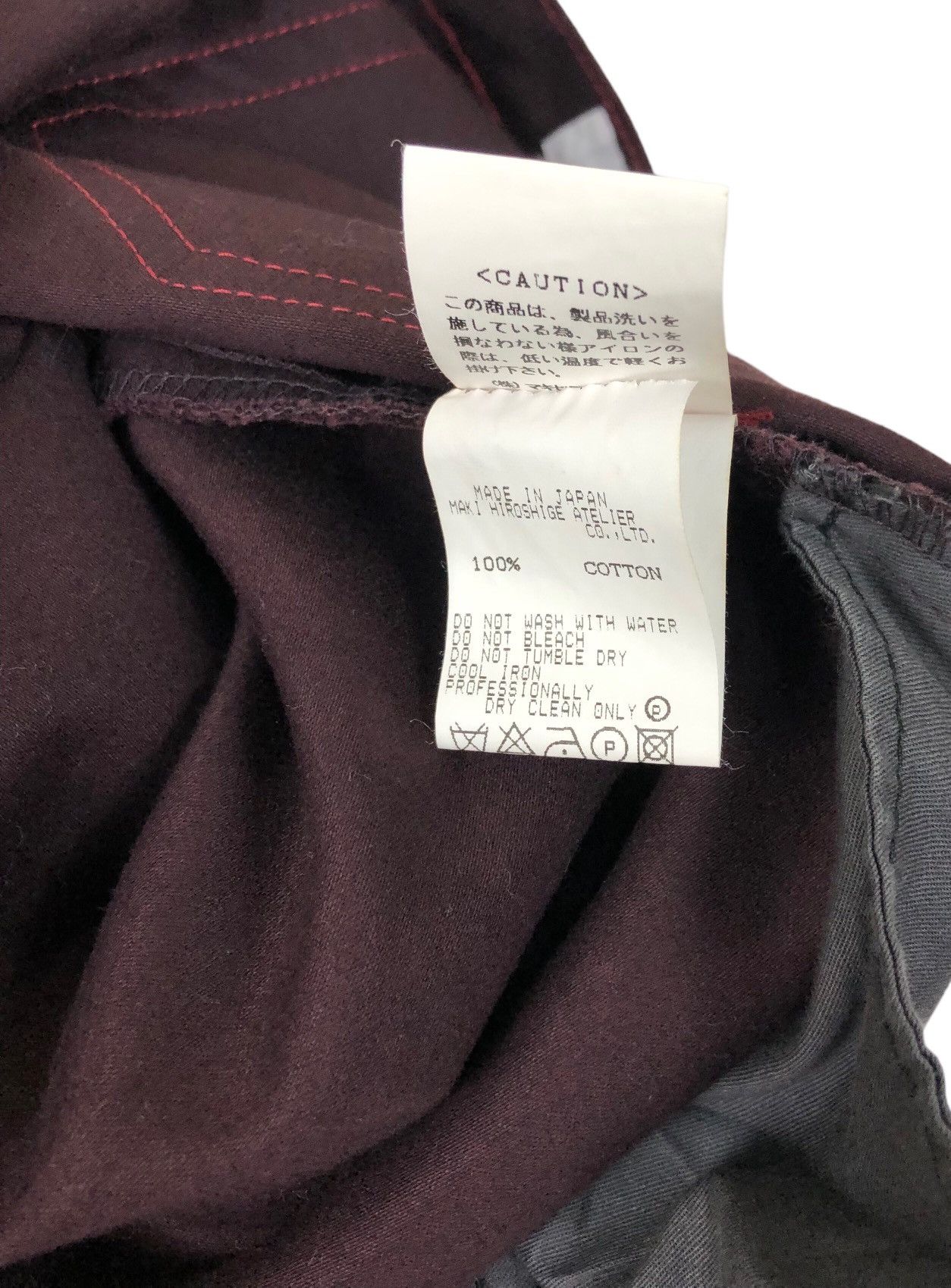 Yohji Yamamoto Gomme Homme by Yohji Yamamoto Casual Cotton Pants Size US 31 - 13 Thumbnail