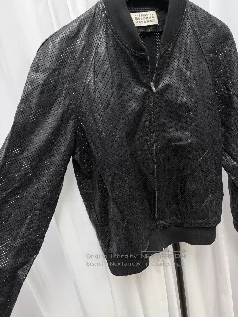 Maison Margiela Maison Margiela Laser Perforated Leather Jacket Size US M / EU 48-50 / 2 - 5 Thumbnail