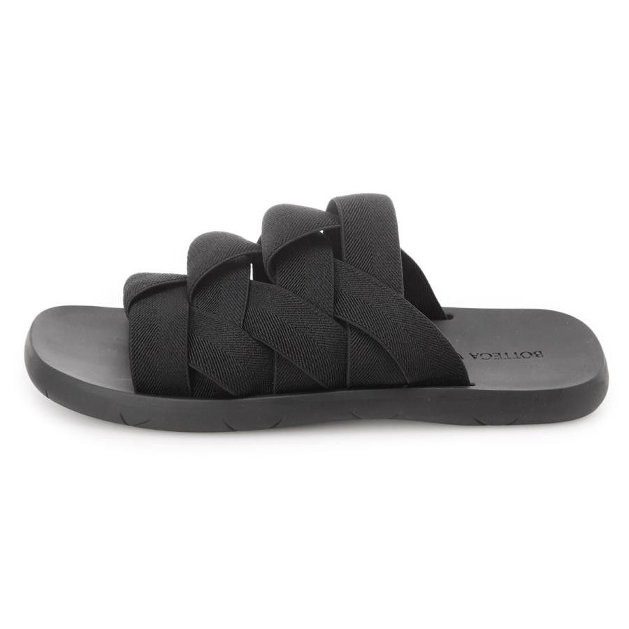 image of Bottega Veneta O1Loc1C0324 651402 Plat Slides In Black, Men's (Size 10)