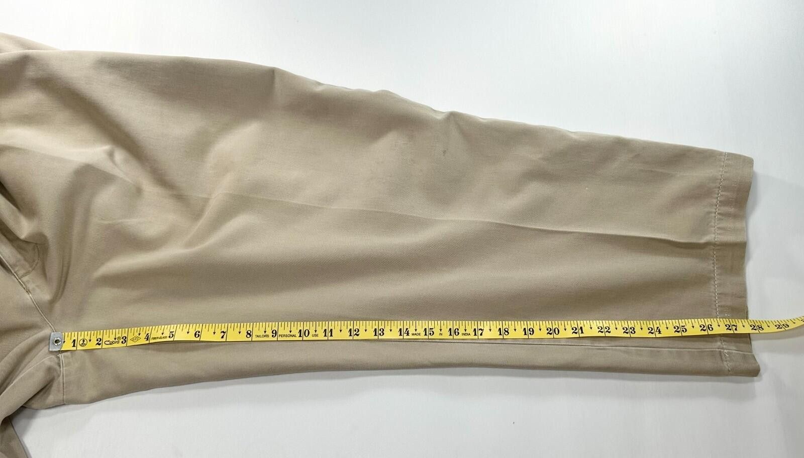 Polo Ralph Lauren Polo Ralph Lauren Pleated Straight Chinos Brown Mens 40/28 Size US 40 / EU 56 - 5 Thumbnail