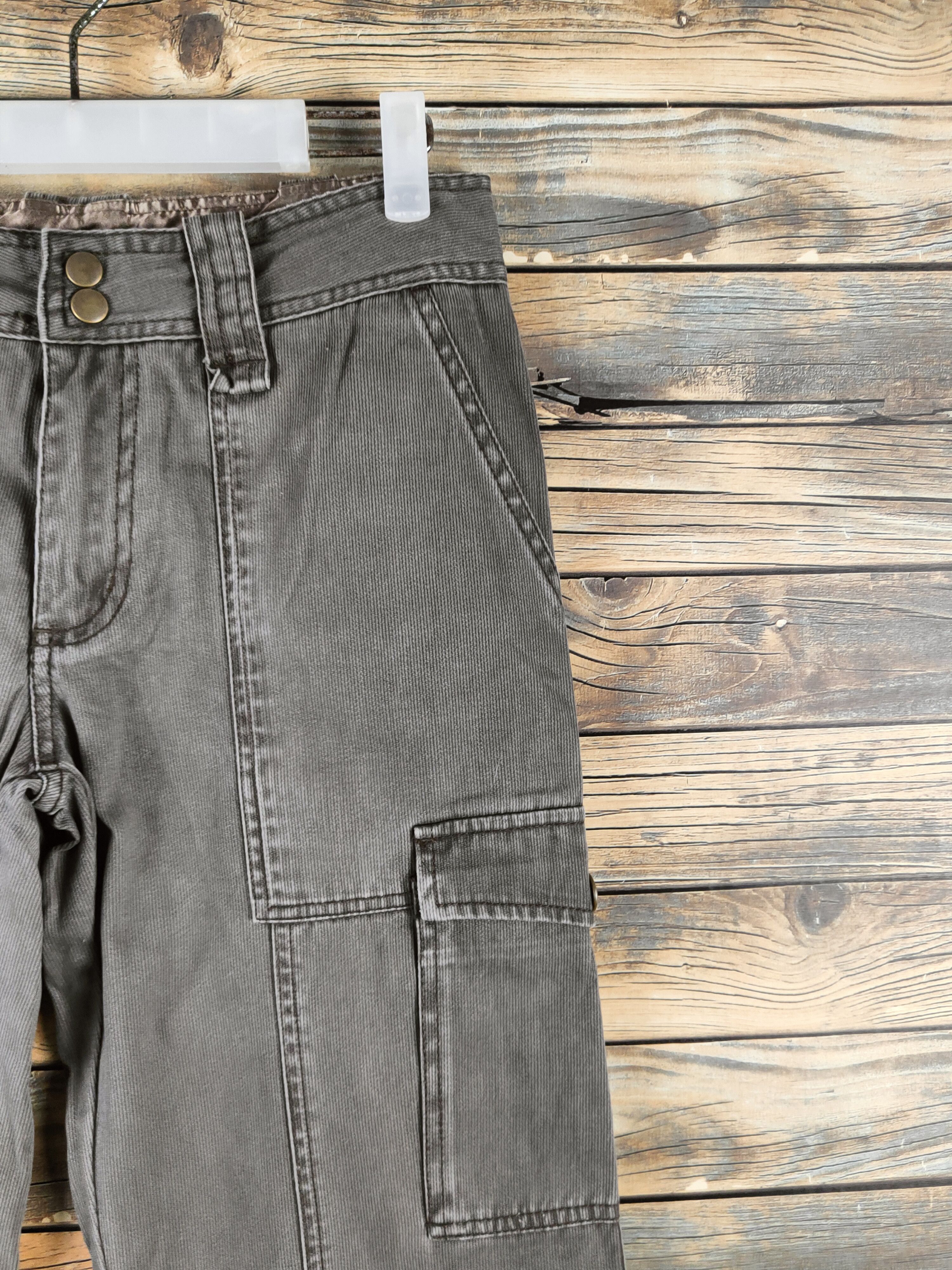 Japanese Brand Wind Blows Olive Multipocket Cargo Pants #S2841 Size 29" - 5 Thumbnail