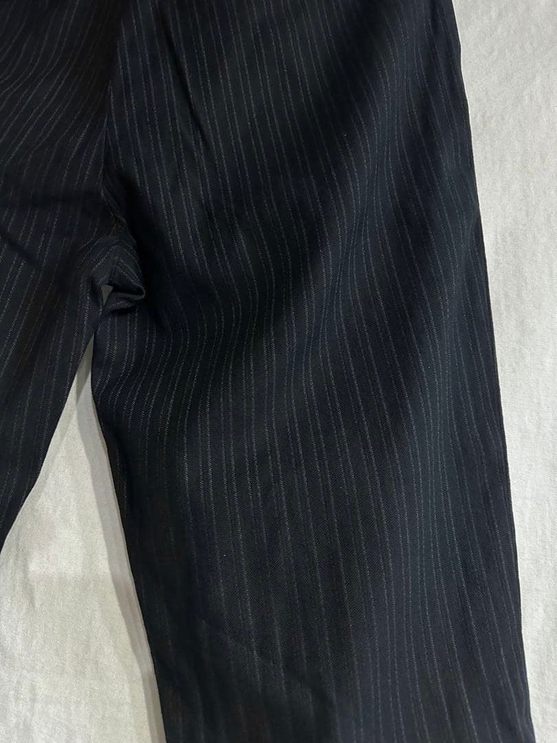 Isamu Katayama Backlash BACKLASH Cotton Wool Stretch Stripe Pants Size US 32 / EU 48 - 4 Thumbnail