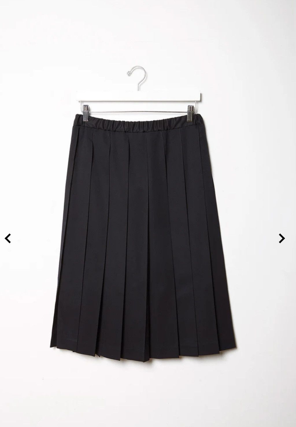 Comme des Garcons Girl Comme Des Garçons Girl Navy Pleated Wool Skirt Size 26" / US 2 / IT 38 - 4 Thumbnail