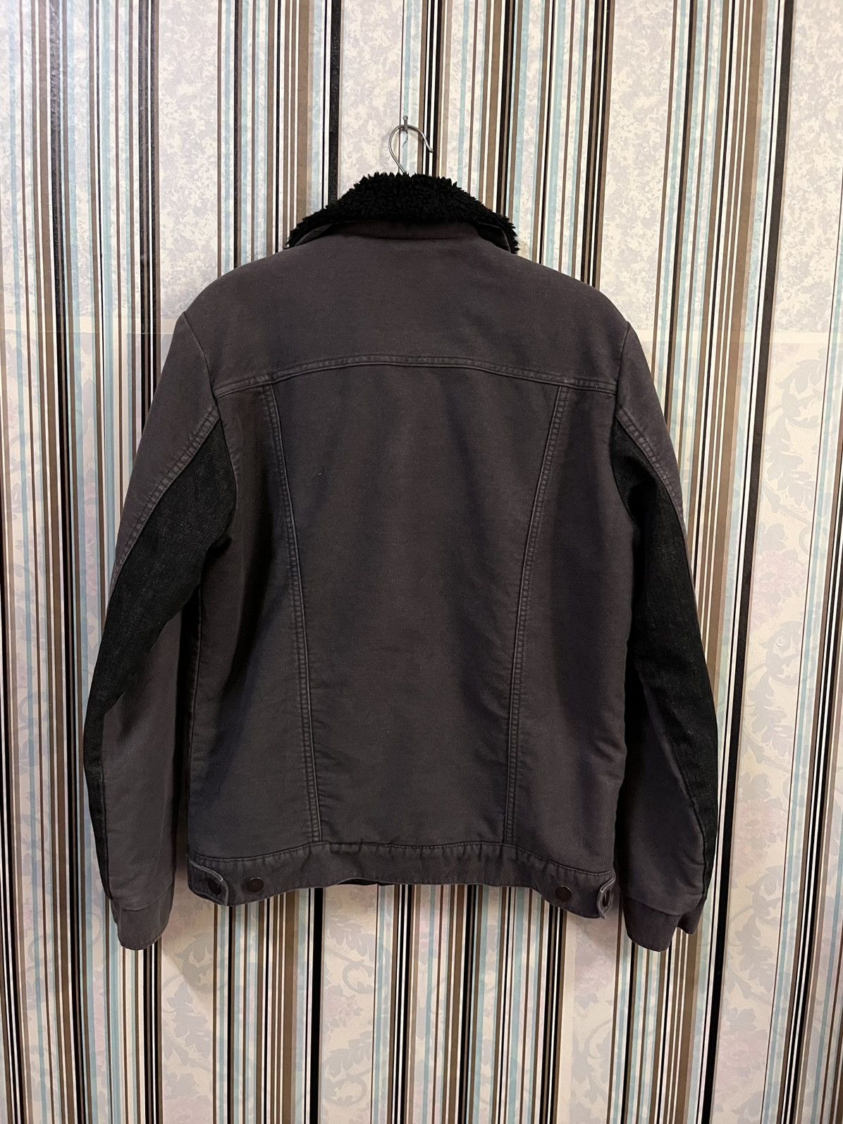 Wrangler 1990s denim attached faux fur #E5 Size US S / EU 44-46 / 1 - 4 Thumbnail