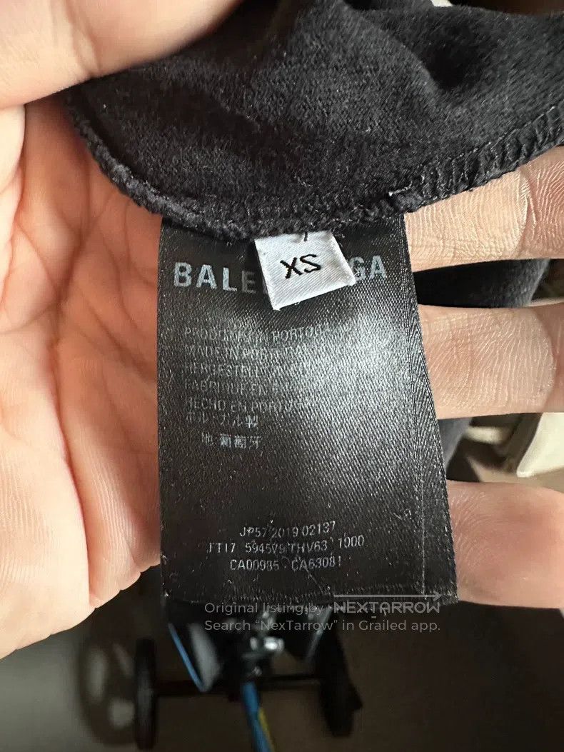 Balenciaga Balenciaga Eco-friendly Logo Short Sleeve T-Shirt Size XS Size US XS / EU 42 / 0 - 4 Thumbnail