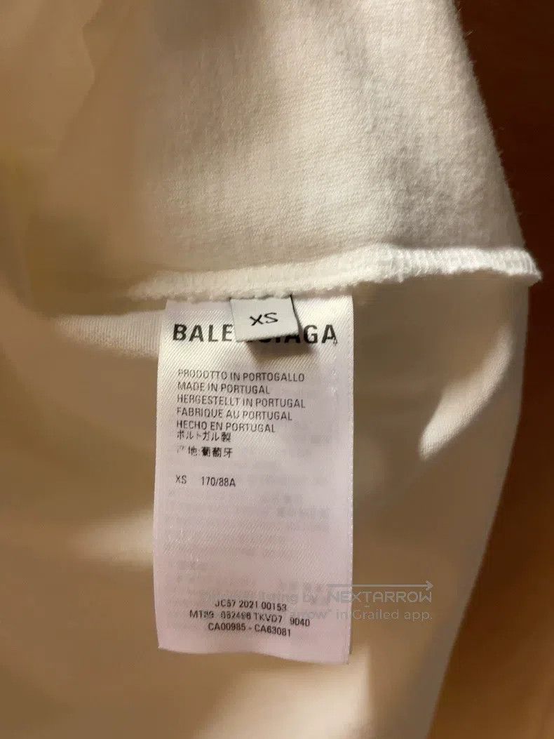 Balenciaga Balenciaga Casual White T-Shirt Oversized Style Size US XS / EU 42 / 0 - 7 Thumbnail