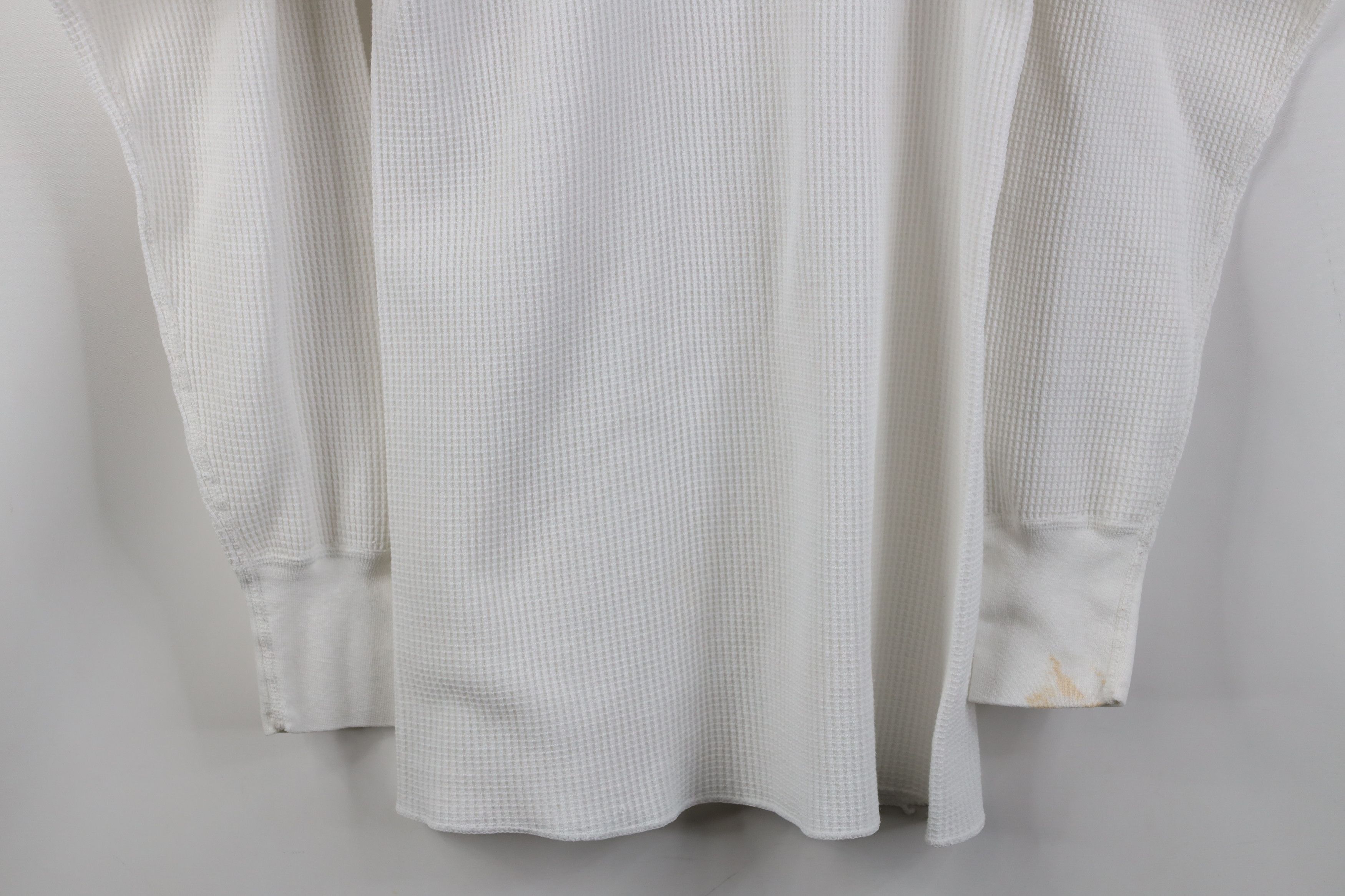 Vintage Vintage 90s Streetwear Waffle Knit Long Sleeve T-Shirt USA Size US XL / EU 56 / 4 - 12 Thumbnail