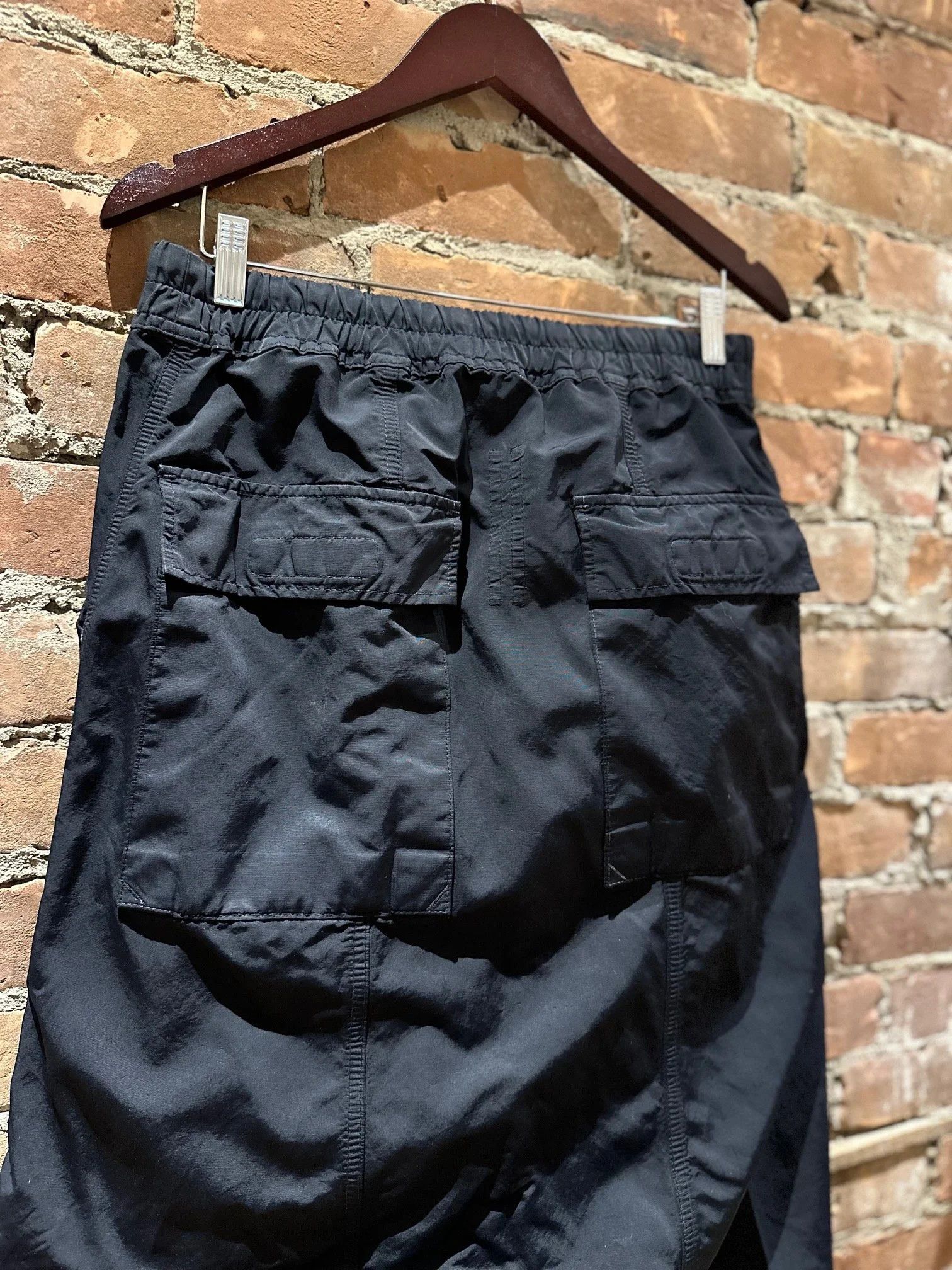 Rick Owens Drkshdw Rick Owens DRKSHDW Drop-Crotch Cargo Pod Pants Size US 32 / EU 48 - 7 Thumbnail